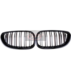 BMW E60 bright black double grating
