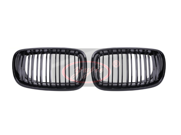 BMW E70 bright black double grating