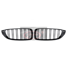 BMW F32 bright black double grating
